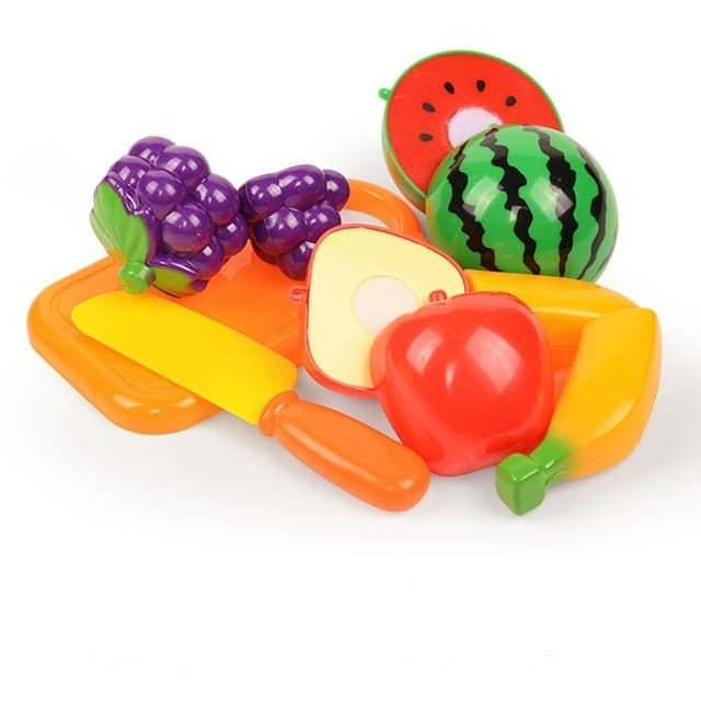 Frutinhas de Brinquedo Com Velcro Educacional