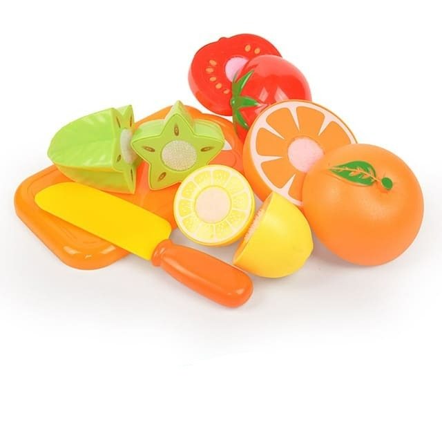 Frutinhas de Brinquedo Com Velcro Educacional