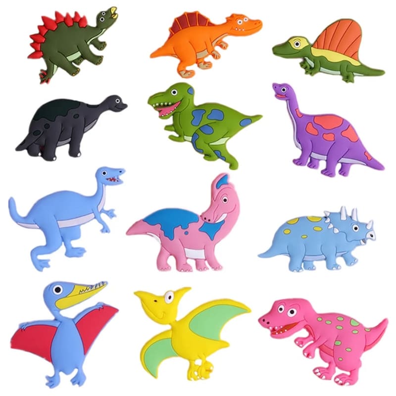 12 Imãs de Dinossauro - Brinquedo para Crianças Autistas