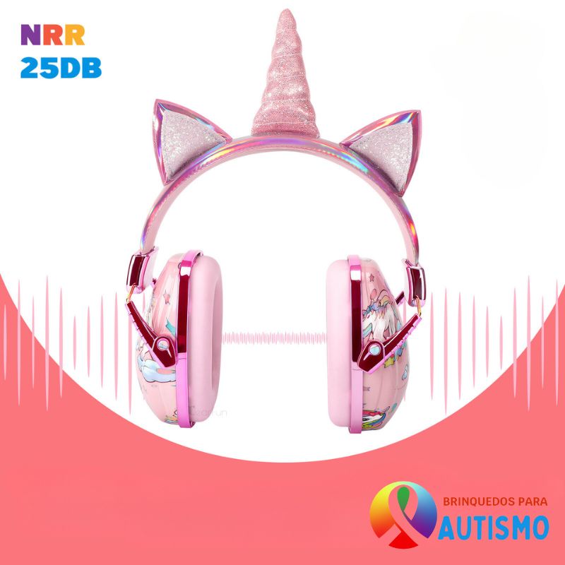 Abafador de Ruído Infantil Modelo Sonic