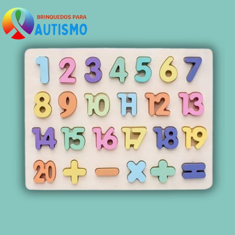 Kit Brinquedo Pedagógico Letras e Números