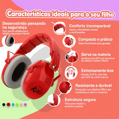 Abafador Para Autismo Infantil Modelo Kids