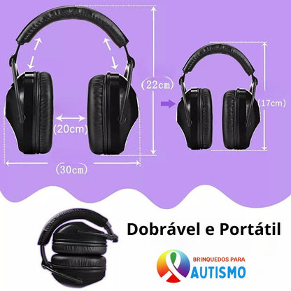 Abafador de Ruído Para Autismo Modelo Comfort
