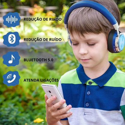 Abafador de Ruído Infantil com Cancelamento Ativo 25dB CalmKid