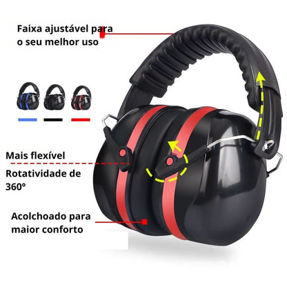 Abafador de Ruído para Autismo Dobrável Modelo Serenity