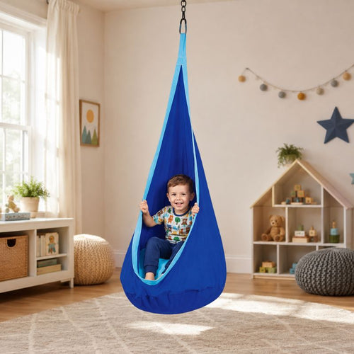 Balanço Sensorial Infantil Ninho de Teto para Autorregulação e Conforto