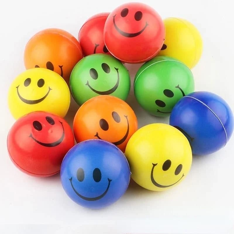 Brinquedo Anti Stress - 6 Bolinhas de Espuma Divertidas