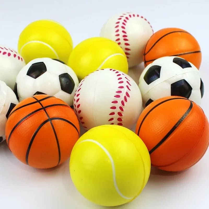 Brinquedo Anti Stress - 6 Bolinhas de Espuma Divertidas