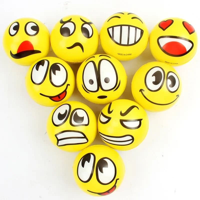 Brinquedo Anti Stress - 6 Bolinhas de Espuma Divertidas