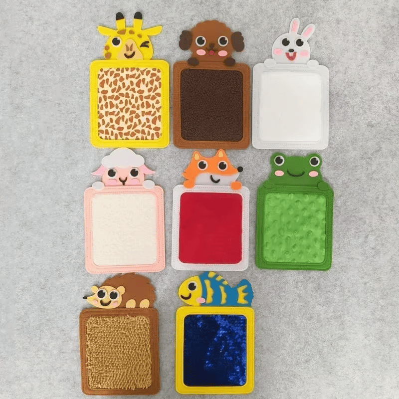 Brinquedo Sensorial Autismo - Almofadinhas Táteis de Feltro