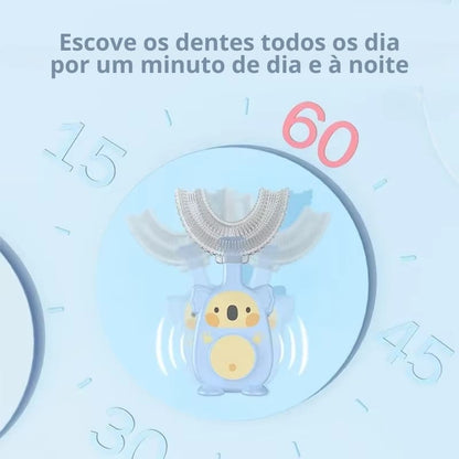 Escova de Dente Desenho em Forma de U - Design Inovador
