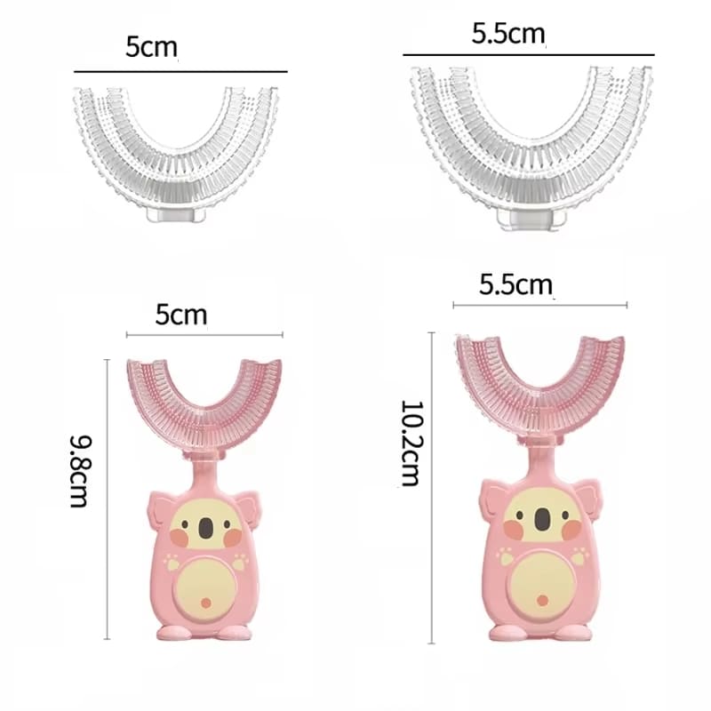 Escova de Dente Desenho em Forma de U - Design Inovador
