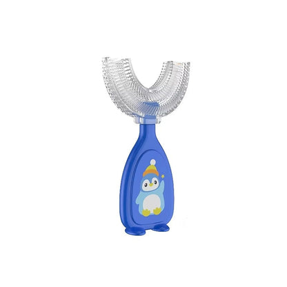 Escova de Dente Infantil 360° em Silicone Macio