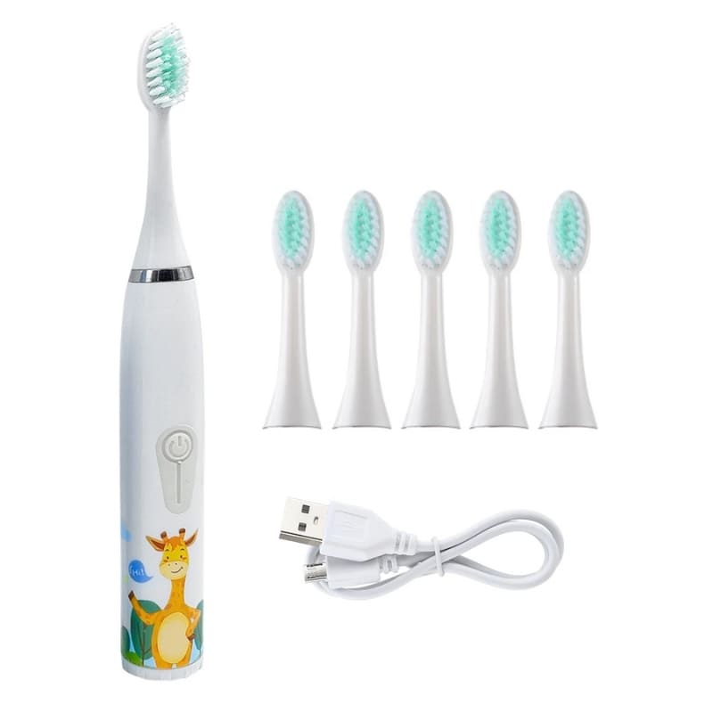 Escova de Dente Infantil Elétrica - Desenho Animado