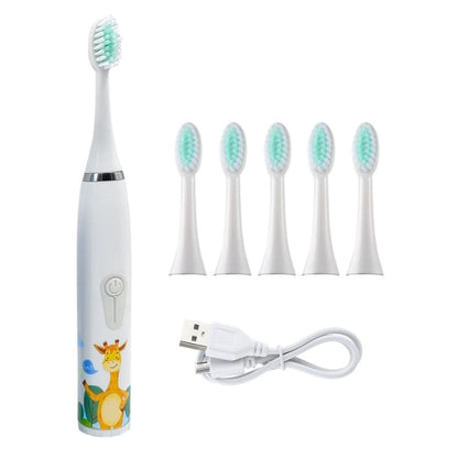 Escova de Dente Infantil Elétrica - Desenho Animado