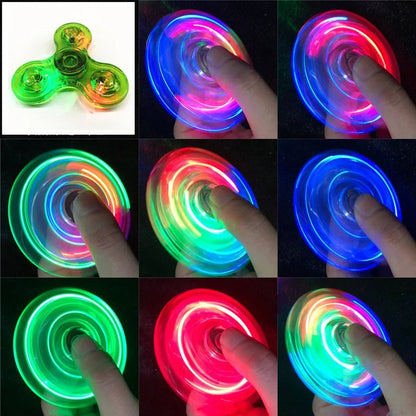 Fidget Spinner LED - Luminoso e Relaxante