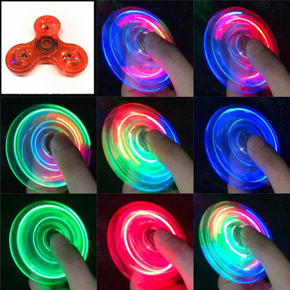 Fidget Spinner LED - Luminoso e Relaxante