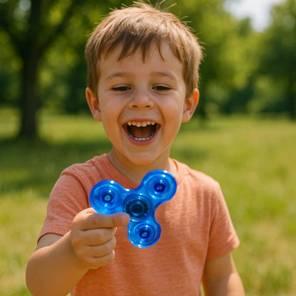 Fidget Spinner LED - Luminoso e Relaxante