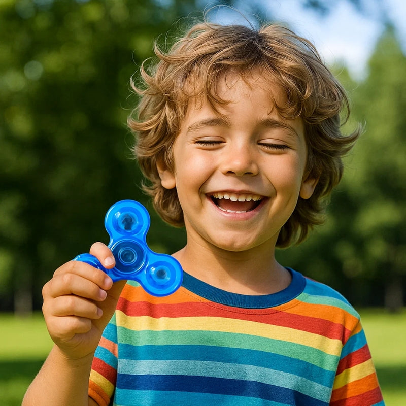 Fidget Spinner LED - Luminoso e Relaxante