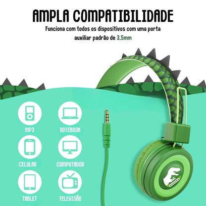 Fone De Ouvido Infantil com Fio - 85db