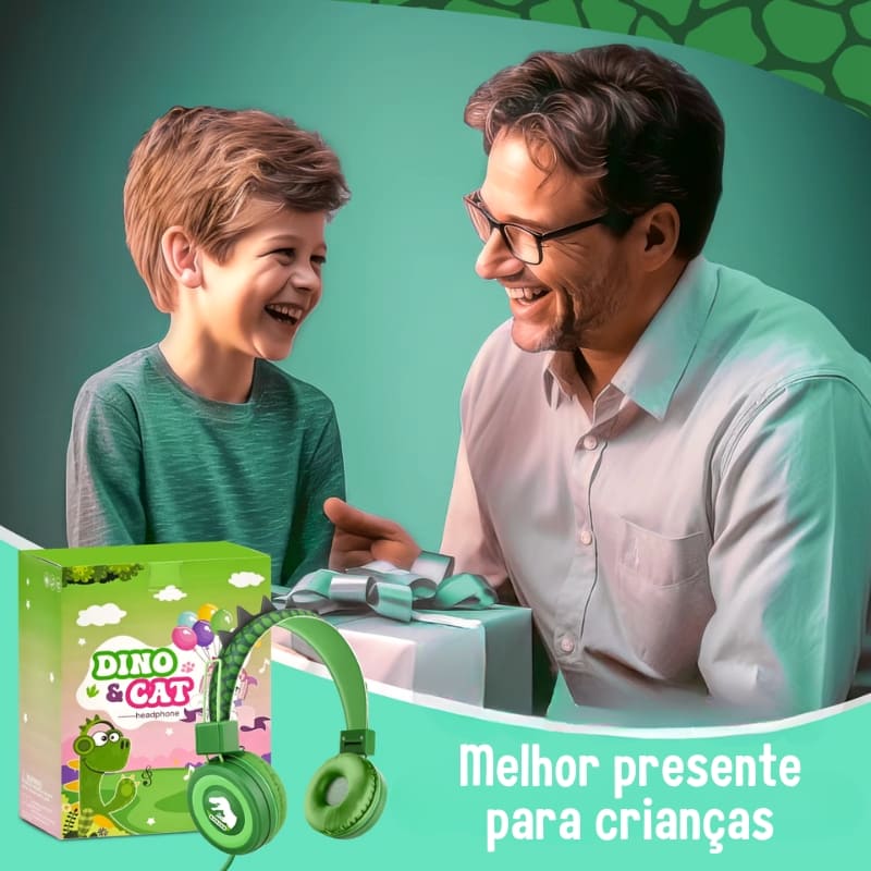 Fone De Ouvido Infantil com Fio - 85db