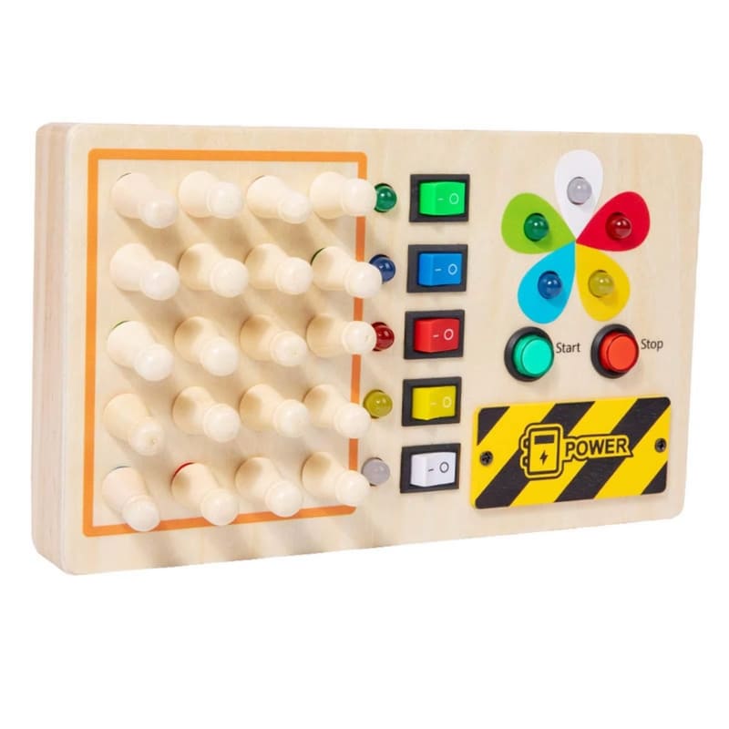 Painel Sensorial Infantil Com Interruptor