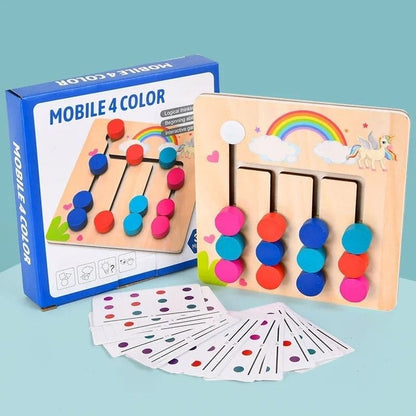 Quebra Cabeça Infantil Jogo de Cores - Brinquedo para Autista