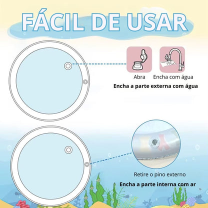 Tapete Aquático Infantil Inflável